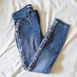 Tommy Hilfiger Denim Light Wash Logo Skinny Jeans